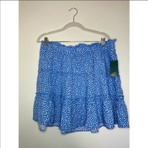 Baby blue & White Daisy Skirt✨